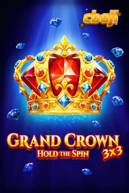 3×3 Grand Crown: Hold the Spin স্লটের রাজকীয় ইন্টারফেস এবং গোল্ডেন গ্রিড ডিজাইন।